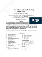 An Investigation of Heat Transfer in A Mechanically Agitated Vessel