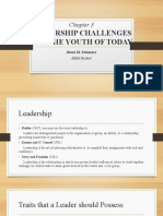 Leadership Challenges For The Youth of Today