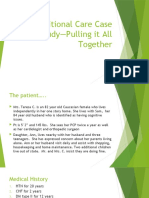 Transitional Care Case Study-Pulling It All Together