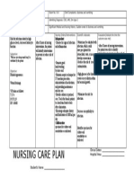 Nursing Care Plan: Independent