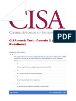CISA-mock Test - Domain 2 (100 Questions)