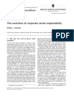 The Evolution of CSR