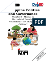 Philippine Politics and Governance: Quarter 2 - Module 8