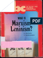 (ABC of Social and Political Knowledge) Vladimir Buzuev, Vladimir Gorodnov - What Is Marxism-Leninism - (1987, Imported Pubn)