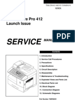 Xerox Work Centre 412 Service Manual