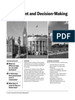 Lesson 1 Government and Decision Making