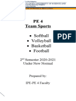 PE4 Team Sports