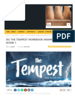 Isc The Tempest Workbook Answers Act 2 Scene 1: Safe and Effective Treatments