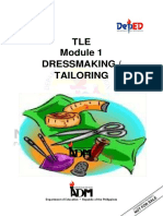 TLE Dressmaking / Tailoring: Department of Education - Republic of The Philippines