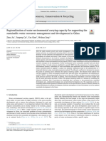 Jia2018 Regionalization of Water Environmental Carrying Capacity For Supporting The