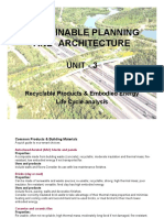 Sustainable Planning and Architecture: Unit - 3 Unit - 3