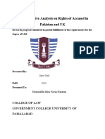 A Comparative Analysis On Rights of Accused in Pakistan and UK