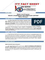 Module Project Fact Sheet Bahay Pagbabago 