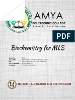 Biochemistry Coursepack