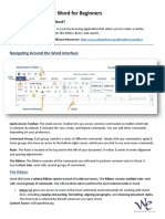 Word 2013 For Beginners Handout