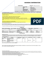 Booking Confirmation: Sealand Spot