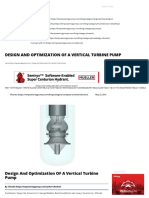 Design and Optimization OF A Vertical Turbine Pump - Empowering Pumps and Equipment