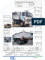 Daily Pre-Start Checklist For Dump Truck: Ayen Sumer Co. (ASC)