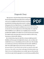 Diagnostic Essay  