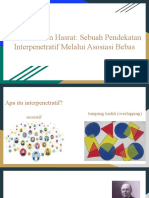 Merefleksikan Hasrat: Sebuah Pendekatan Interpenetratif Melalui Asosiasi Bebas