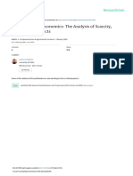 Water Resource Economics The Analysis of Scarcity