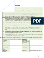 Cipd Assignment Submission Declaration Candidate Declaration