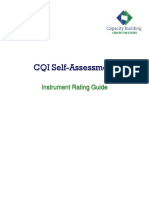 CQI Self-Assessment: Instrument Rating Guide