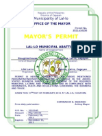 Business Permit - Blank