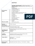 Project Proposal Form