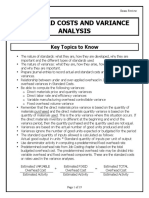 Standard Costs and Variance Analysis ER