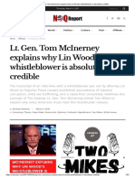 Lt. Gen. Tom McInerney Explains Why Lin Wood's Whistleblower Is Absolutely Credible