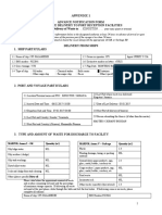 MARPOL Advance Notification Form For Waste Delivery 06.02.2017