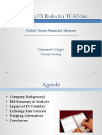 Mitigating FX Risks For TCAS Inc.: Global Vision Financial Advisors