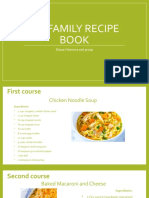 My Family Recipe Book: Diana Chernova 106 Group