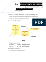 Formulae For: Haloalkane & Hal Oarenes