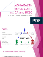 COMMONWEALTH INSURANCE CORP vs. RCBC