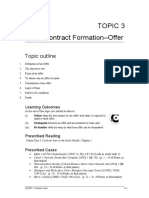 Topic 3 Contract Formation-Offer