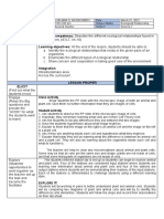 Lesson Plan Parts of The Cell