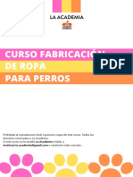 Guia Paso A Paso - Curso Fabricación de Ropa para Perros