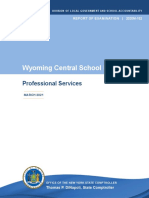 Wyoming Central School Audit