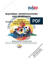 Inquiries Investigation Immersion Module 2 Q1