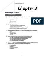 Managing Change: Chapter Quiz