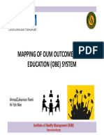 Mapping of Oum Outcome Based Education (Obe) System: Ahmadzulkarnian Ramli Hii Yah Mee