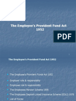 The Employee's Provident Fund Act 1952