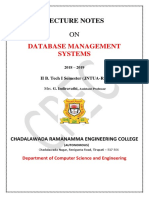 DBMS Lecture Notes