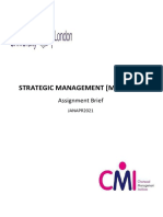 Strategy Management Assignment Brief