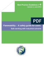 Flammability: A Safety Guide For Users: Best Practice Guidelines N°