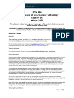 BTM 200 - Course Outline - W21