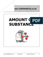 Chemsheets As 1027 (Amount of Substance)