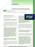 Thyroid Lobectomy and Isthmusectomy